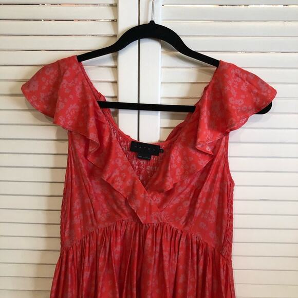 Hatch The Briana Floral Maternity Silk Midi Dress - Picture 10 of 13